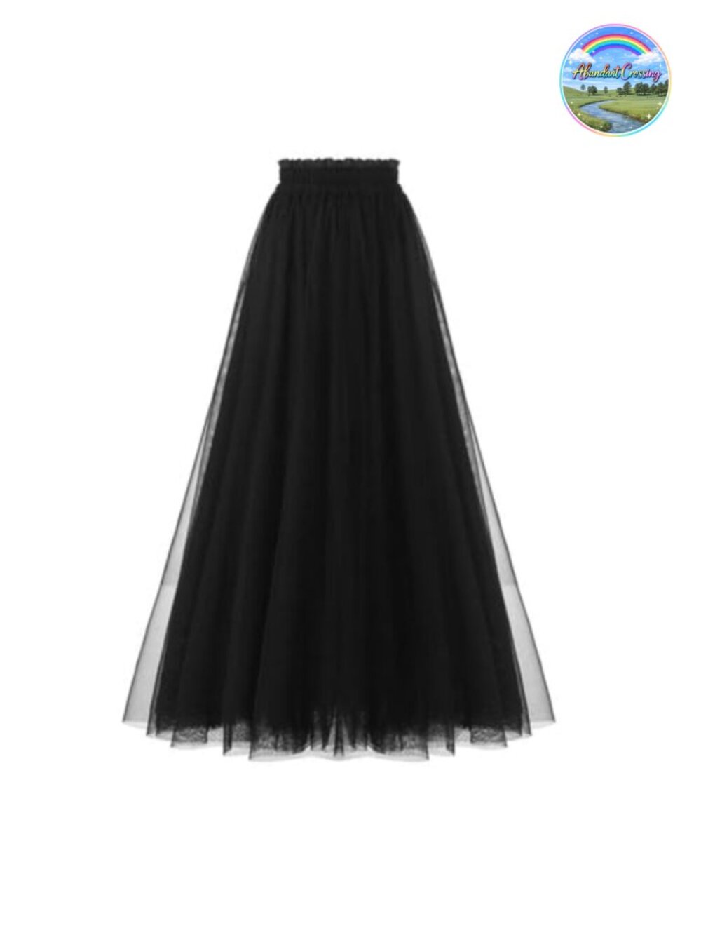 Women's A-Line Layered Mesh Tutu Skirt High Waist Fluffy Tulle Party